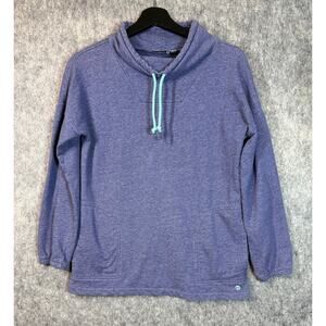 Vineyard Vines Performance Womens Blue XS Cowl Neck Pullover Sweater